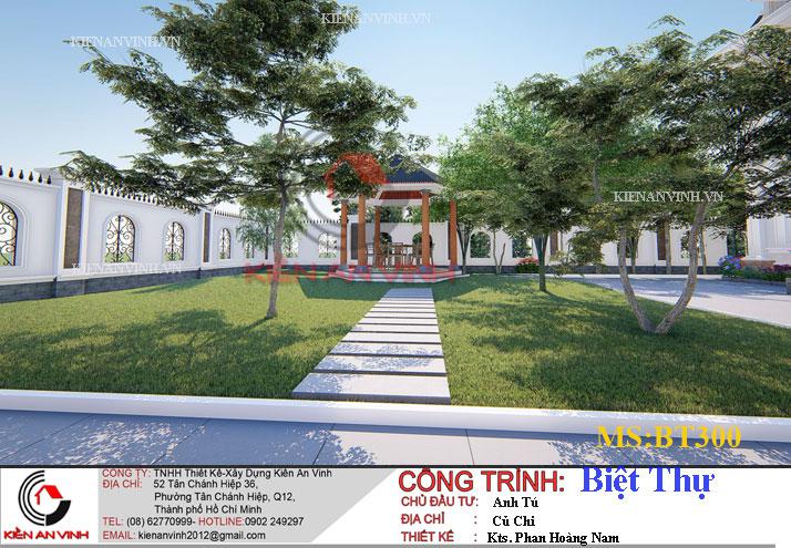 Mẫu Biệt Thự 2 Tầng 300m2 - 11