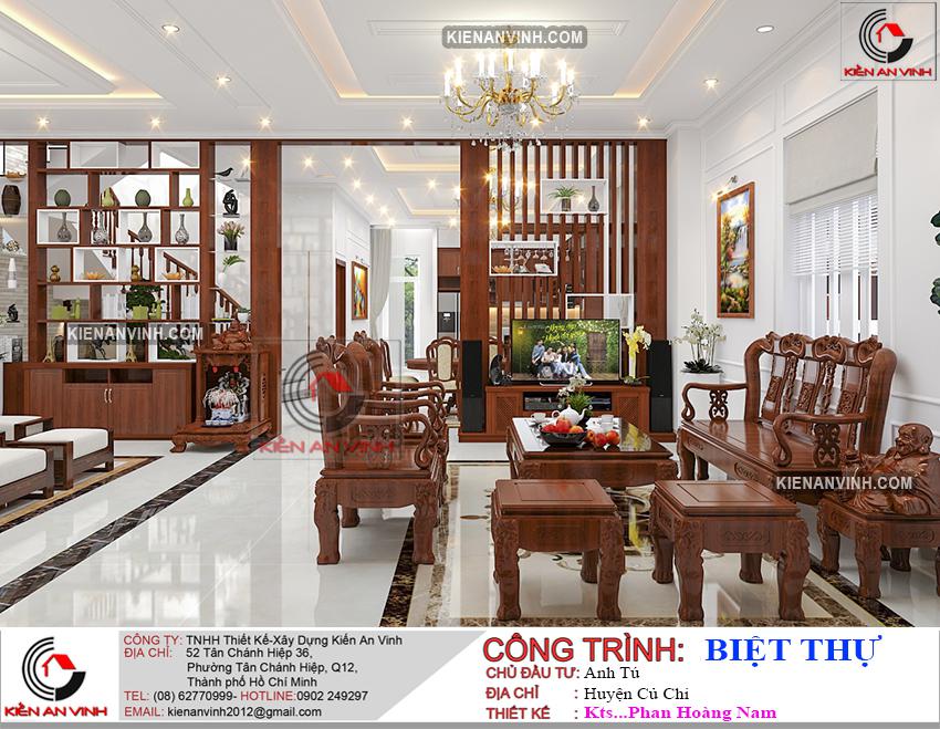 Mẫu Biệt Thự 2 Tầng 300m2 - 17