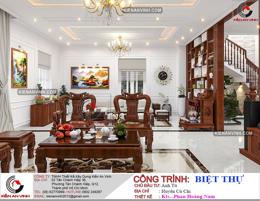 Mẫu Biệt Thự 2 Tầng 300m2 - 18