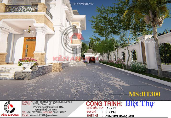 Mẫu Biệt Thự 2 Tầng 300m2 - 7