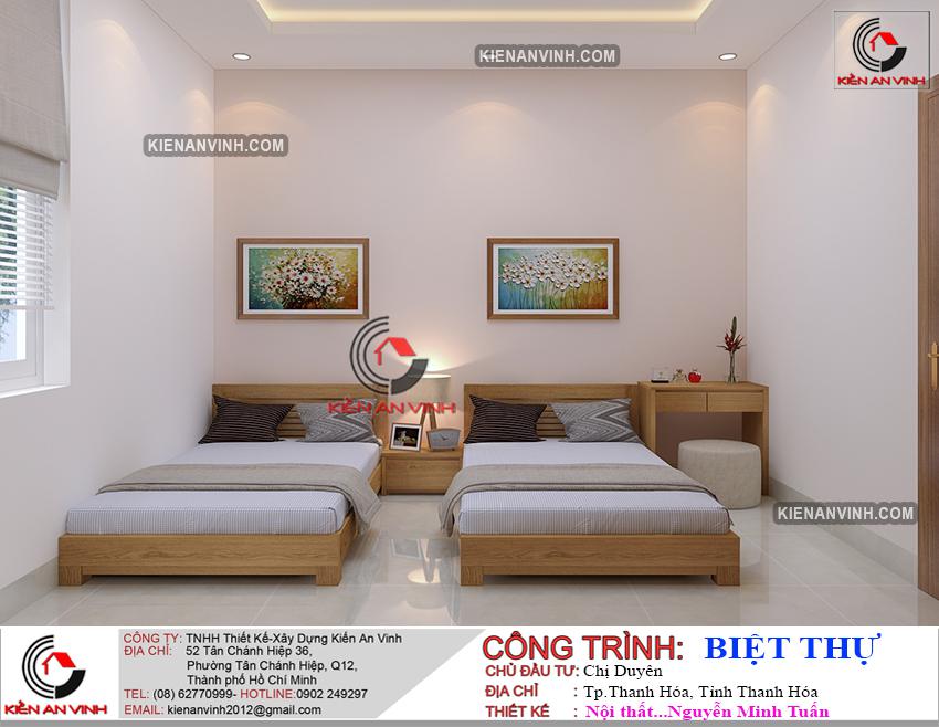 Bản Vẽ Biệt Thự Mái 1 Tầng - 15