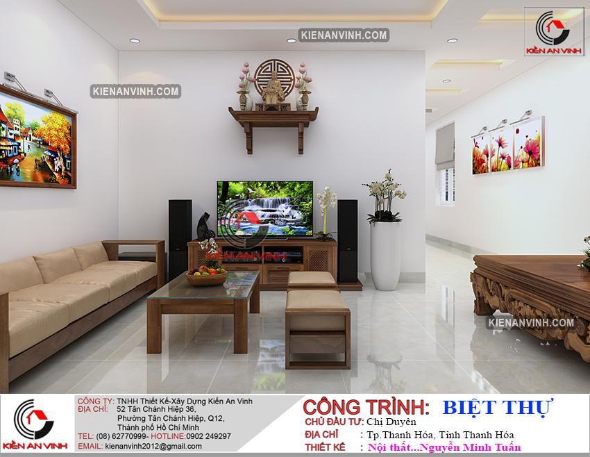 Bản Vẽ Biệt Thự Mái 1 Tầng - 7