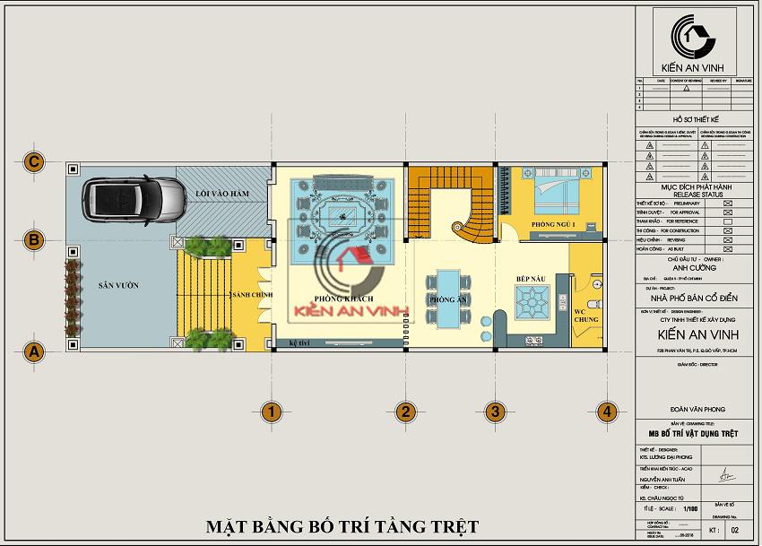 Biệt Thự 3 Tầng 8x15m Cổ điển - 11